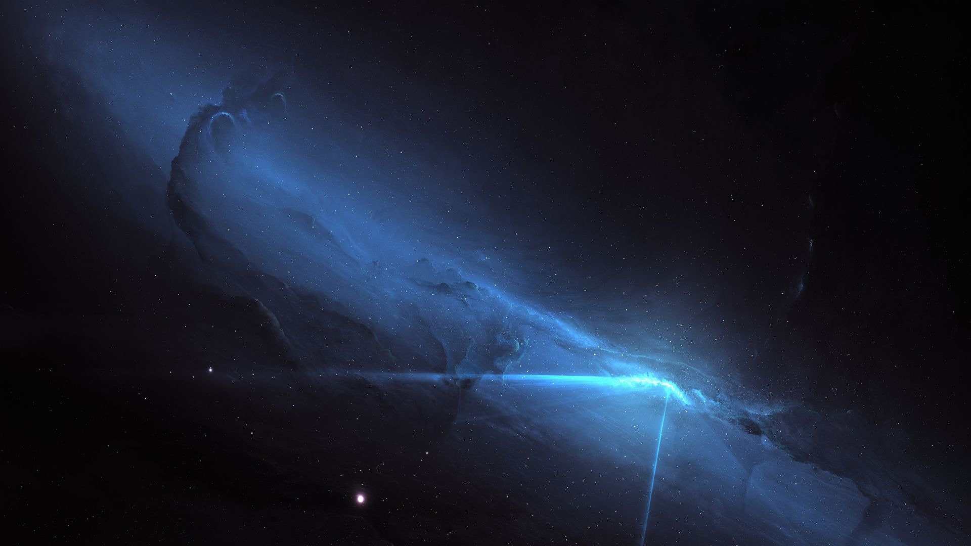 星辰為伴 計(jì)算機(jī)桌面上的黑夜星空壁紙之美